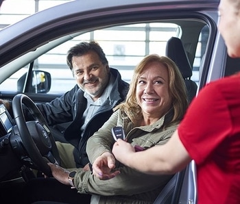 Delivery of employee vehicle keys